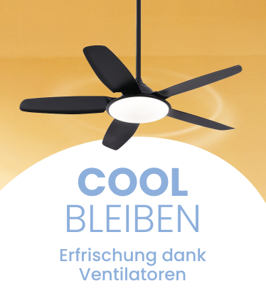 Cool bleiben! Sommerbrise mit Ventilatoren