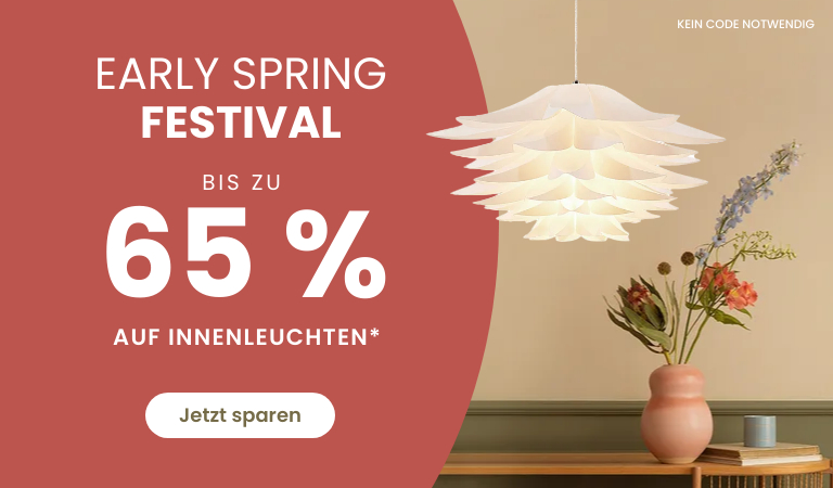 Early Spring Sale - Bis zu 65 % Rabatt